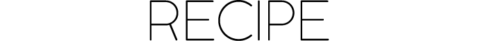 RECIPE