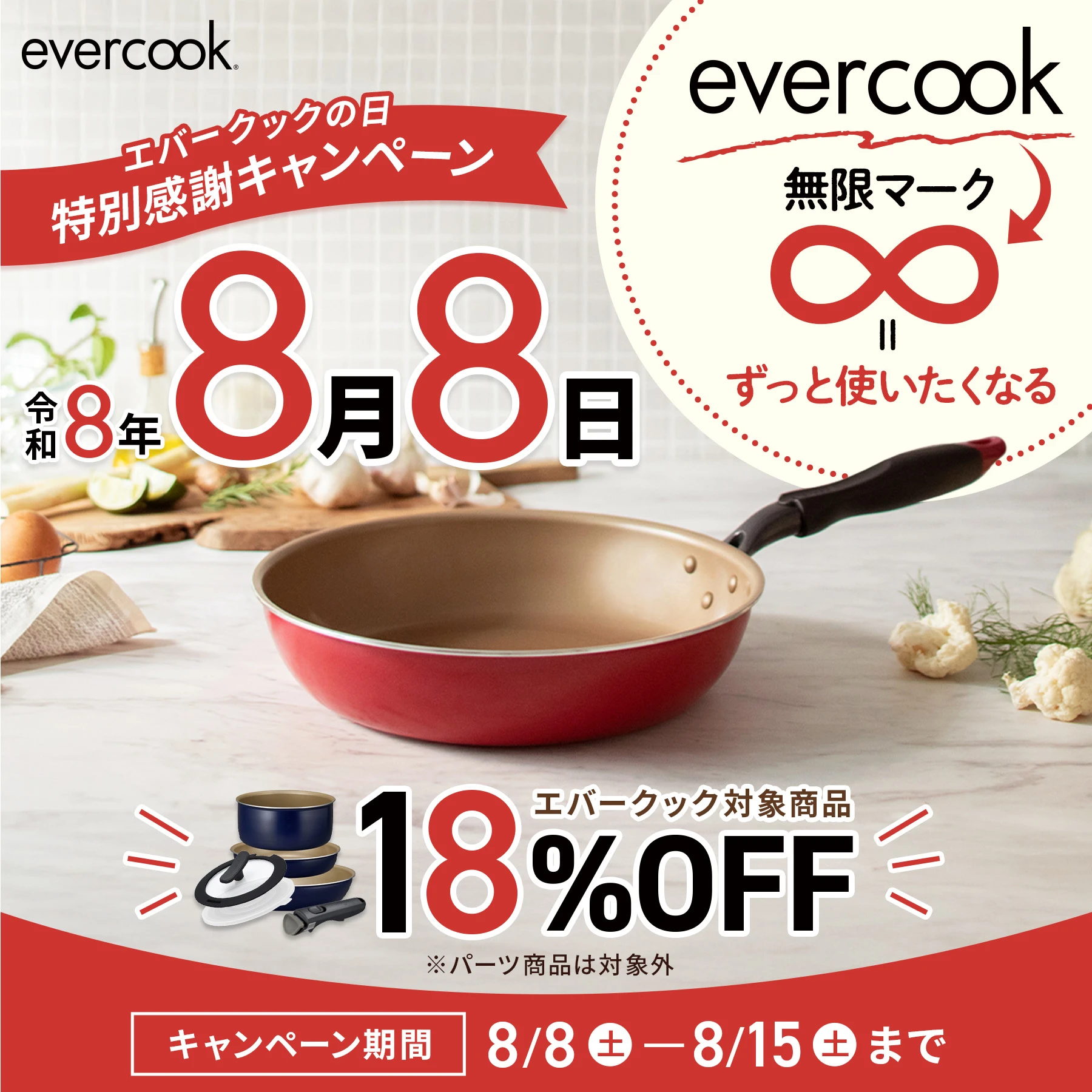 8月8日 エバークックの日